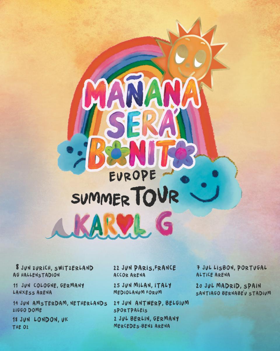 Karol G To Bring Manana Sera Bonito Tour To UK and Europe In Summer